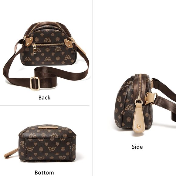 Leather Crossbody Bag Shoulder Handbags Purse Backpcak Fashion :[ - Picture 2 of 6